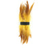 SiaLinda: 2er Set Federarmband Zaha gelb braun, mit Federn und schwarzem Leder, einstellbar - SiaLinda.com